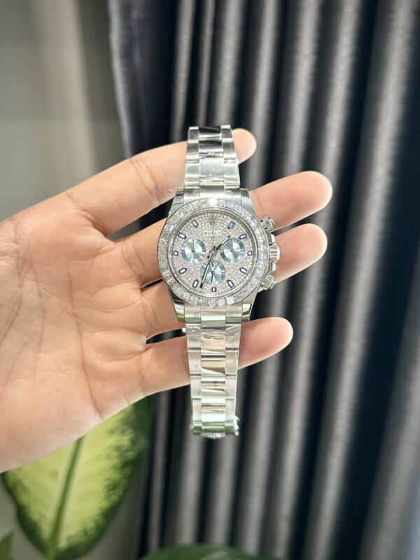 Rolex Best Replica Watch Daytona Custom Diamonds Moissanite 40mm