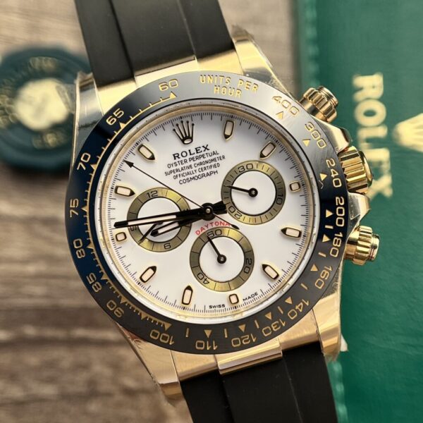 Rolex Cosmograph Daytona Replica Watch White Dial BT Factory 40mm