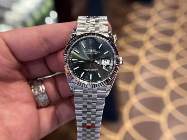 Rolex DateJust 126234 Replica 11 Green VSF 36mm Watch