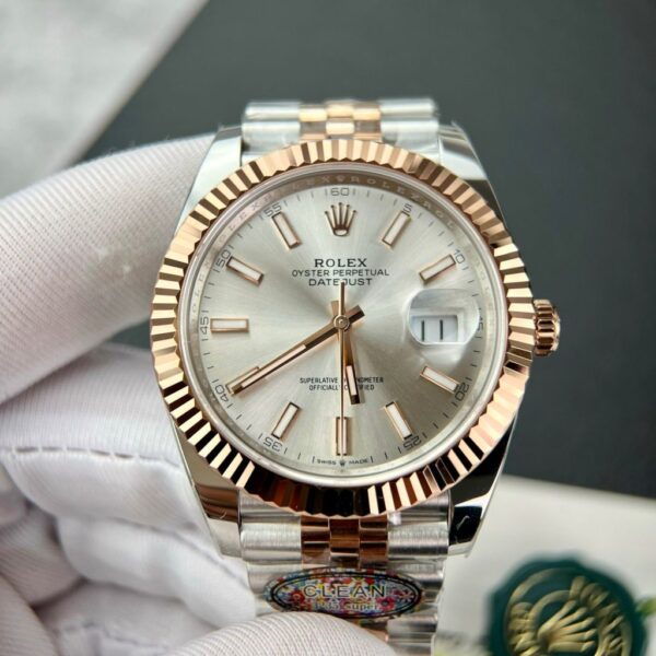 Rolex DateJust 126331 Fake Watch 1:1 Silver Dial Factory Clean 41mm