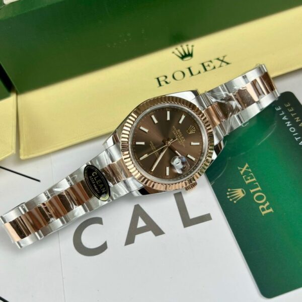 Rolex DateJust 126331 Rep 11 Oyster Strap Clean Brown Face 41mm Watch