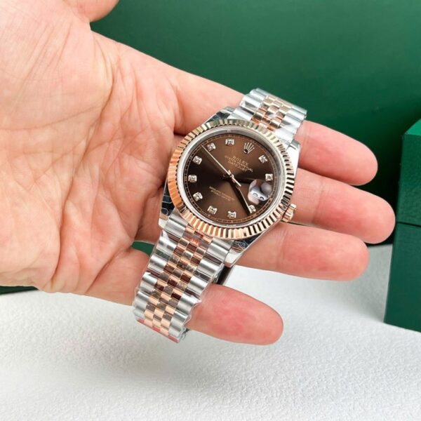 Rolex DateJust 126331 Replica Watch Dial Chocolate Jubilee Strap 41mm