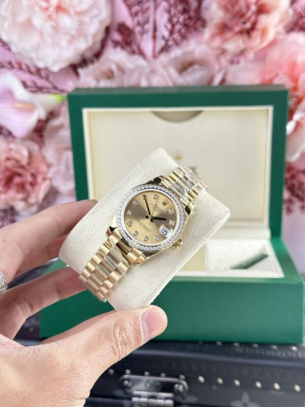 Rolex DateJust 278288 Replica Watch Yellow President Strap 31mm
