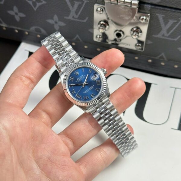 Rolex DateJust Clone 11 Blue Dial Roman Numeral Watch THB Factory 31mm