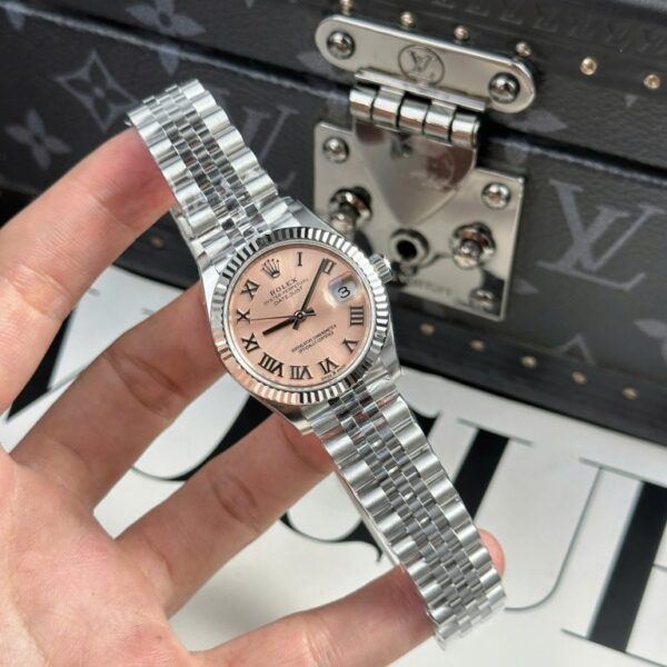 Rolex DateJust Replica Watch Women Dial Pink Automatic Movement THB Factory 31mm