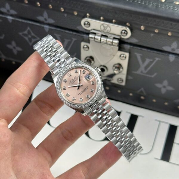 Rolex DateJust Replica Watch Women Dial Pink Jubilee Strap THB Factory 31mm