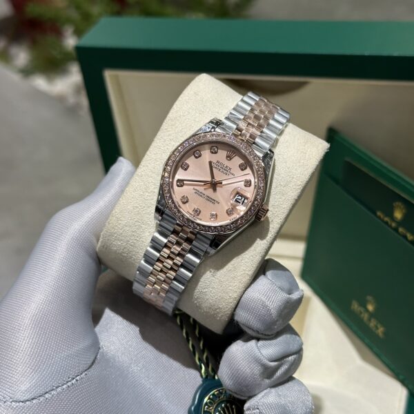 Rolex DateJust Women's High Quality Fake Watch Sunburt Dial Jubilee Strap 31mm