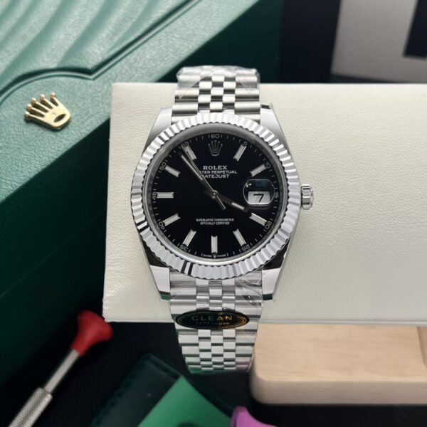 Rolex Datejust 126334 Rep 1:1 Black Dial Factory Clean 41mm Watch