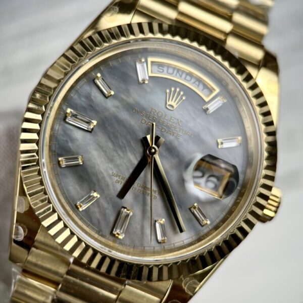 Rolex Day-Date Clone Watch Mother Of Pearl Dial TW Factory 40mm