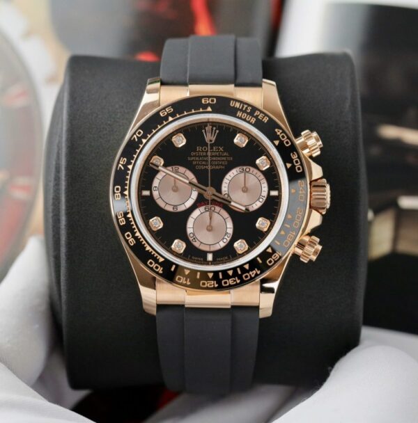 Rolex Daytona 126515 Dial Black Replica Watch Weight 163Gram Custom Gold Wrapped 40mm