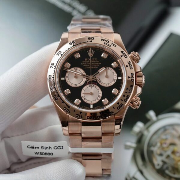 Rolex Daytona Copies Watch Custom Gold Wrapped 18K + Movement Calibre 4131 40mm