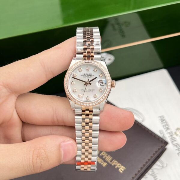 Rolex Replica Watch DateJust Mother Of Pearl Dial EW Factory 31mm