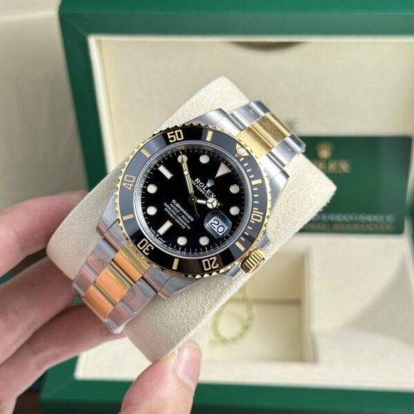 Rolex Replica Watch Submariner Date 126613LN Demi Gold Black Dial VS Factory 41mm