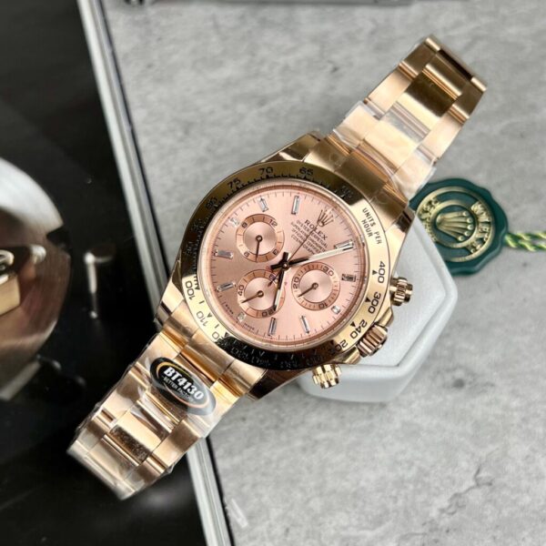 Rolex Replica Watches Daytona 116505 Pink Dial BT Factory 40mm