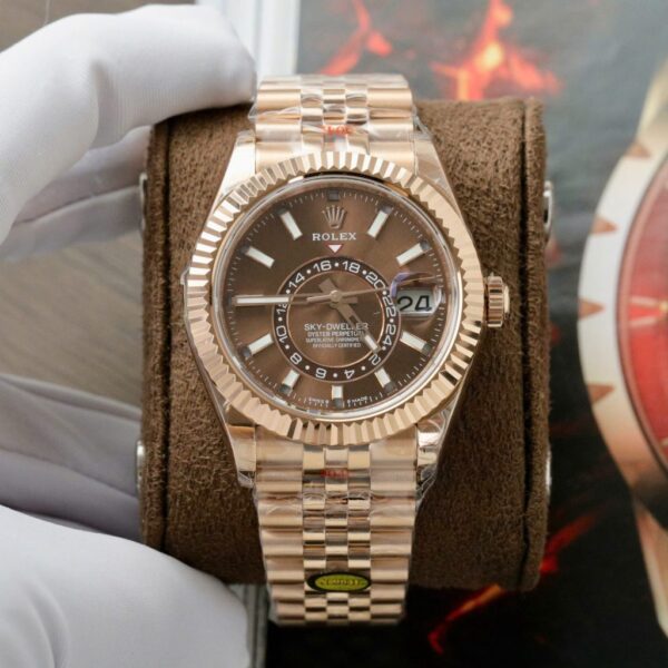 Rolex Sky-Dweller M336235 Replica 11 Chocolate Face 42mm Watch