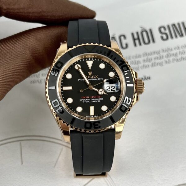 Rolex Yacht-Master 116655 Replica Watch Rose Gold Clean Factory 40mm